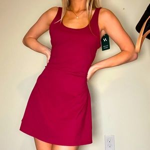 Red Halara Athletic Dress